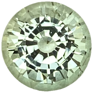 10.1mm Round Light Mint Green Tourmaline