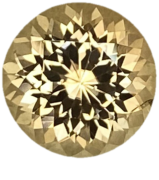 9.7mm Round Peach Tourmaline
