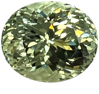 8.41ct Oval Light Green Tourmaline