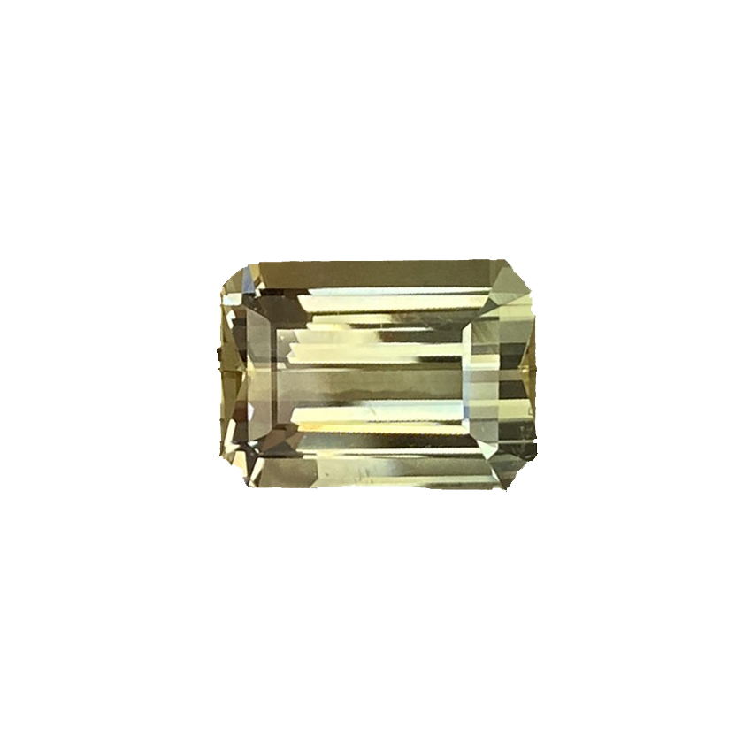 11.73ct Emerald Cut LC Color Tourmaline