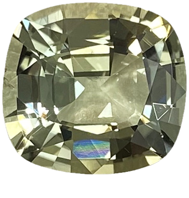 7.5ct Cushion Light Green Tourmaline