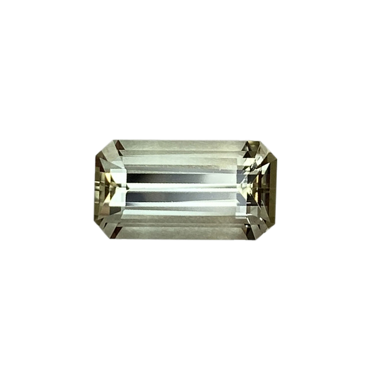 2.93ct Emerald Cut Light Green Tourmaline