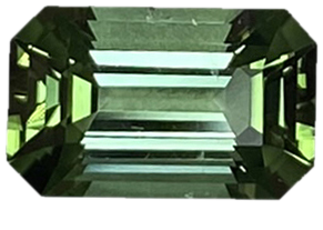 Emerald Cut Grey Tourmaline