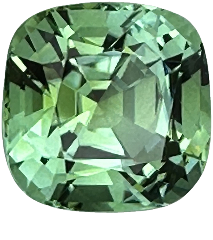 12.01ct Cushion Mint Green Tourmaline