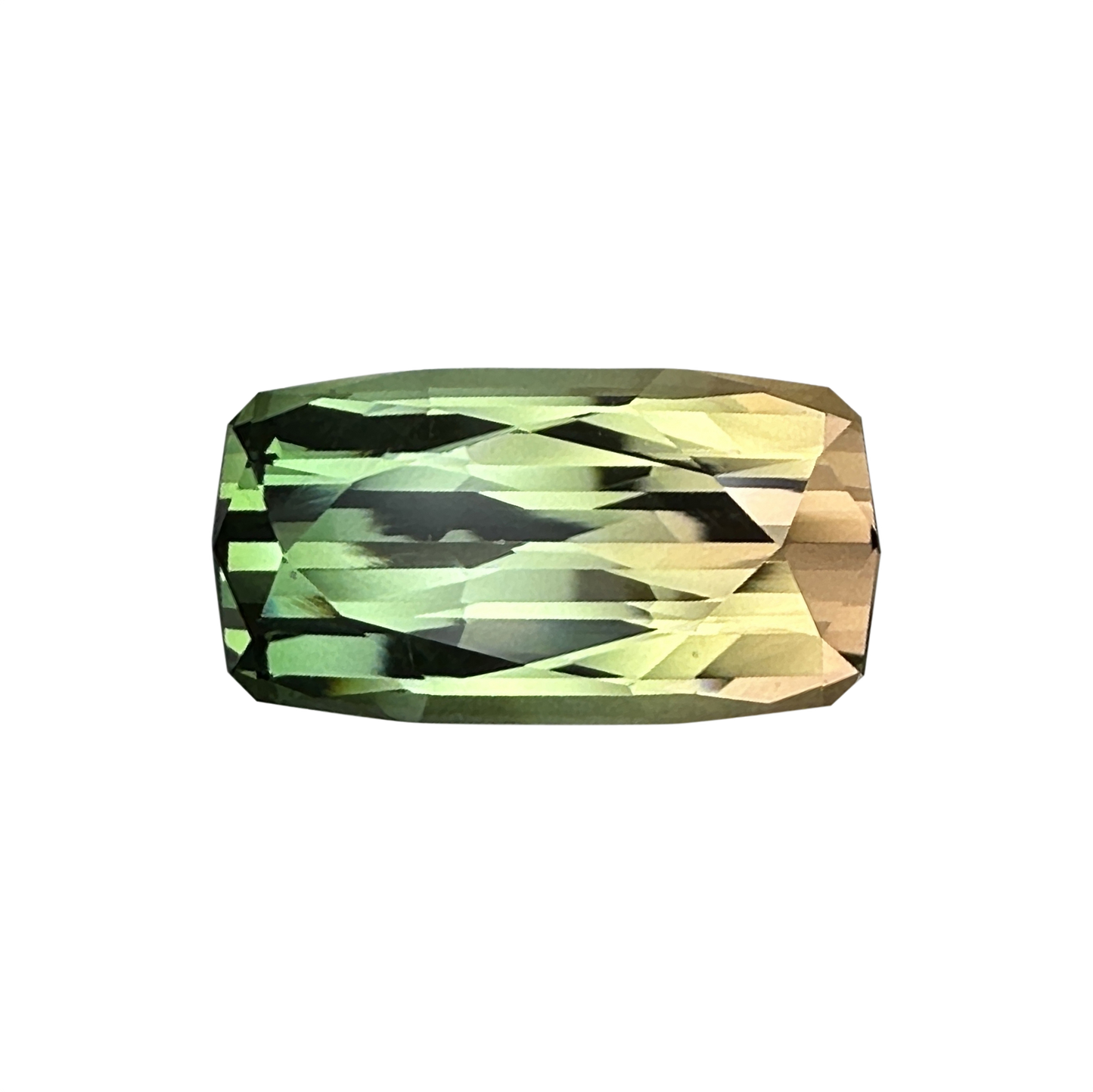 21.8x11.4mm Cushion Bi-Color Tourmaline