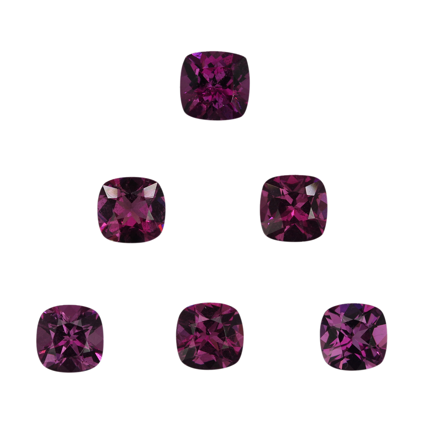 6mm Cushion Purple Garnet