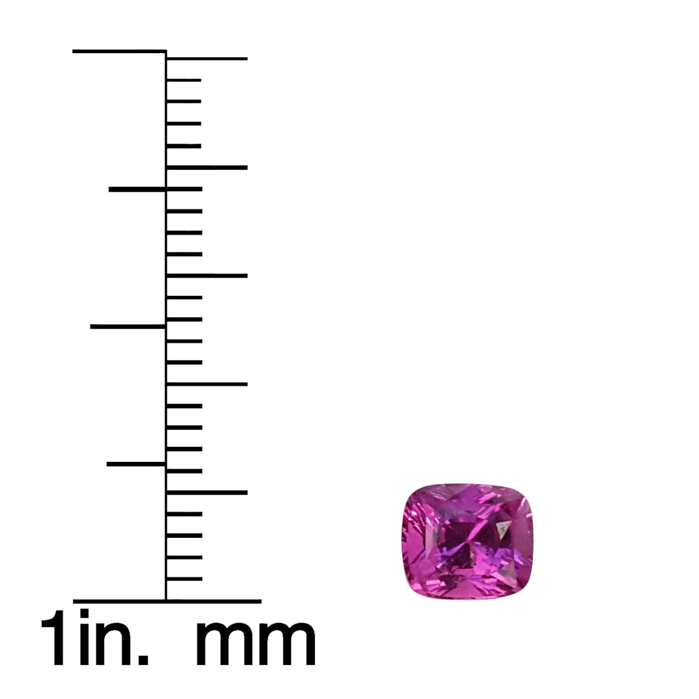 1.4ct Cushion Pink Sapphire