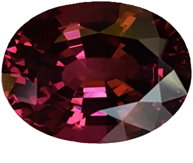 10.01ct Oval Light Pink Rhodolite