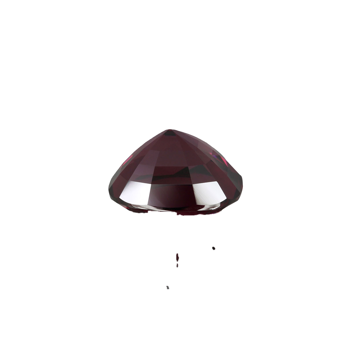 Cushion Deep Burgundy Rhodolite