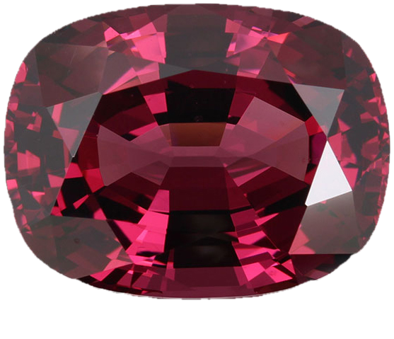 11.26ct Cushion Open Burgundy Rhodolite