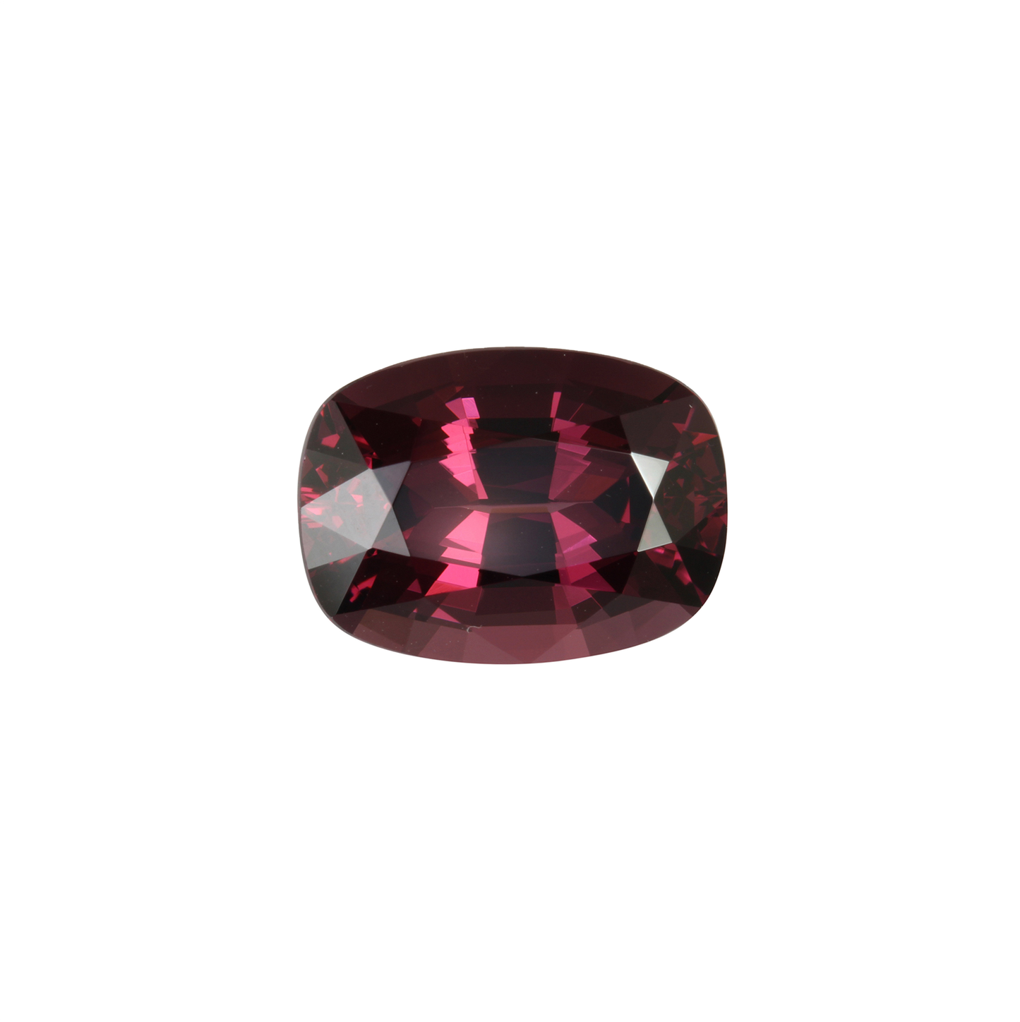 8.12ct Cushion Deep Burgundy Rhodolite