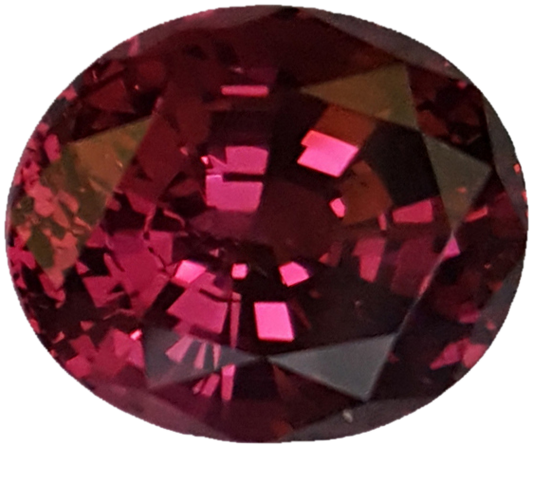 7.79ct Oval AAA Color Rhodolite