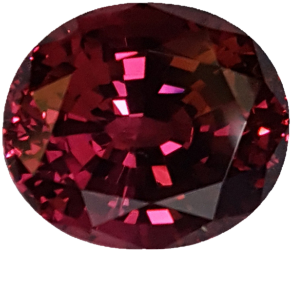 7.79ct Oval AAA Color Rhodolite