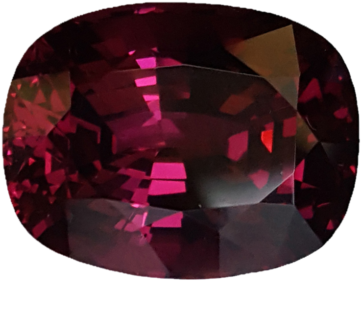 14.53ct Cushion AAA Color Rhodolite