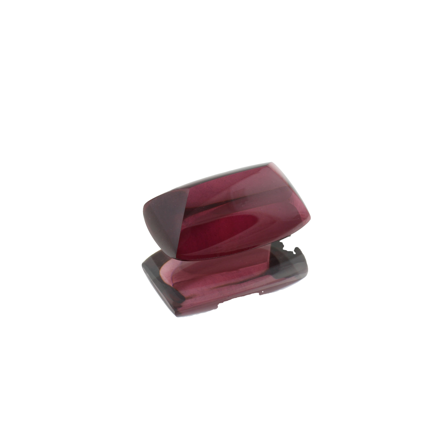 6.21ct Sugarloaf Cab Open Burgundy Rhodolite