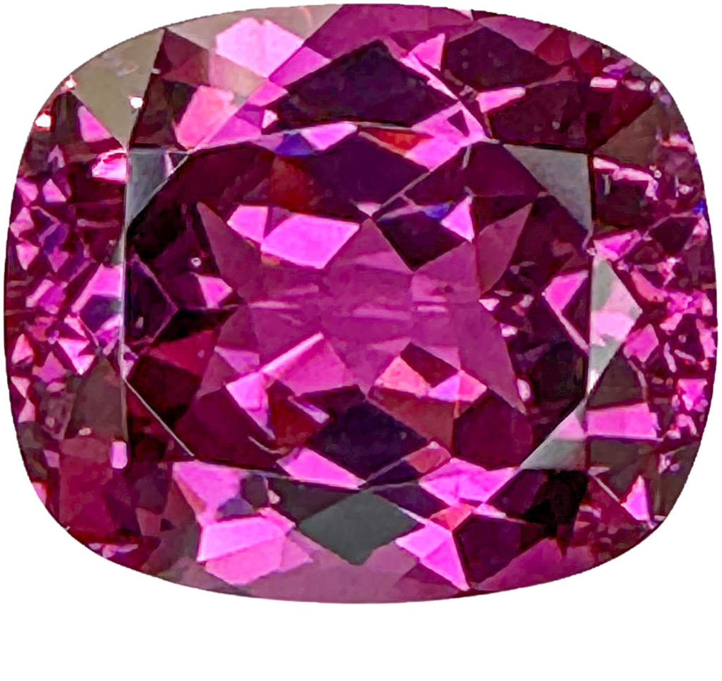 12.85ct Cushion Light Pink Rhodolite