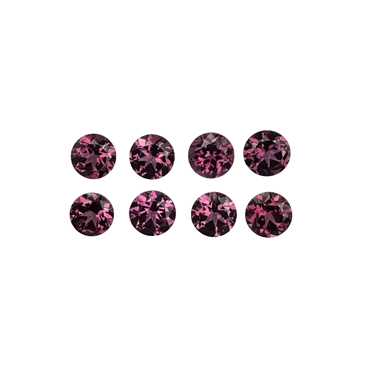 8.0mm Round Rhodolite Garnet