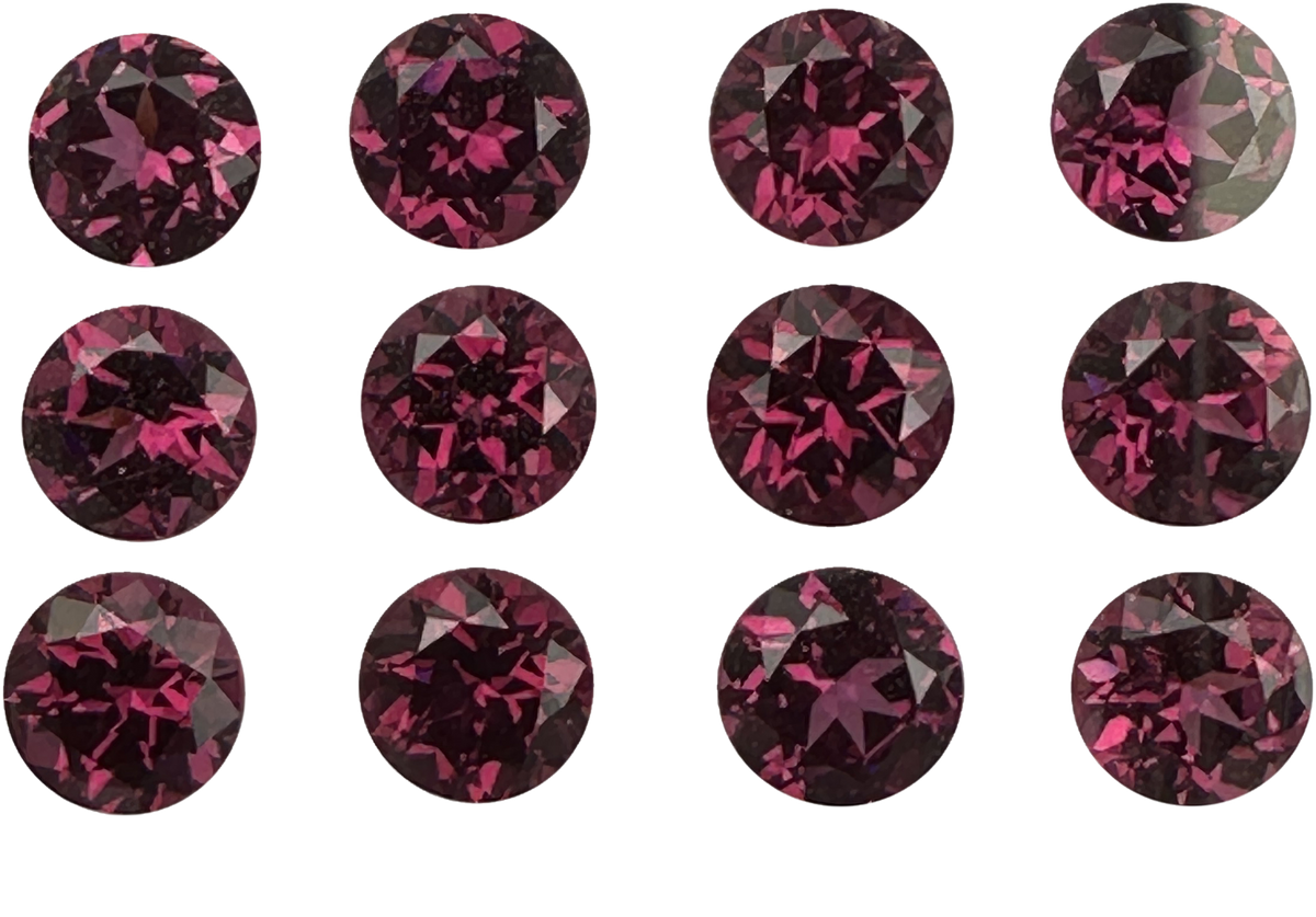 7.0mm Round Rhodolite Garnet
