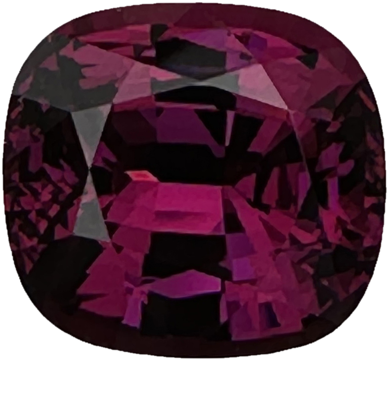24.01ct Cushion AAA Color Rhodolite