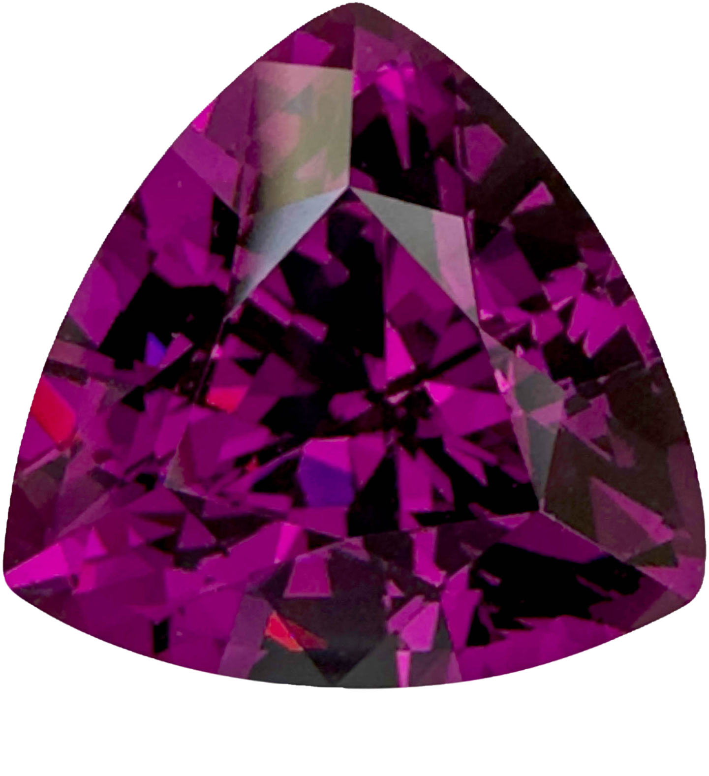 9.91ct Trillion Open Burgundy Rhodolite