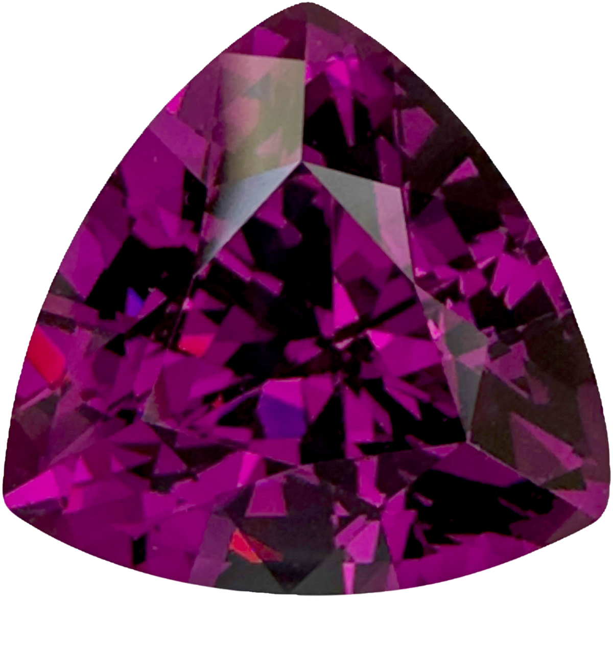 9.91ct Trillion Open Burgundy Rhodolite