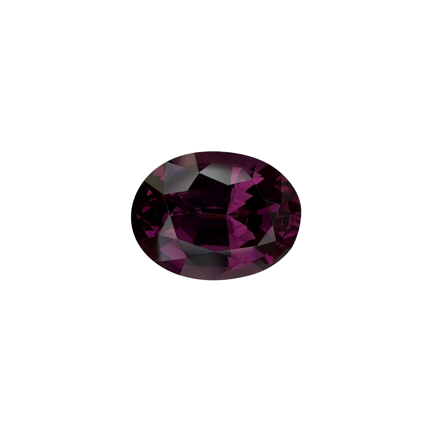 4.91ct Oval Open Burgundy Rhodolite