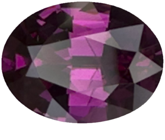 2.48ct Oval Open Burgundy Rhodolite