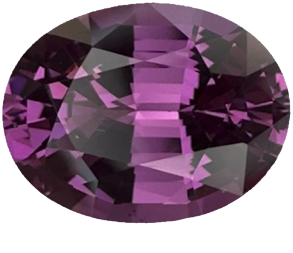 2.95ct Oval Light Color Rhodolite