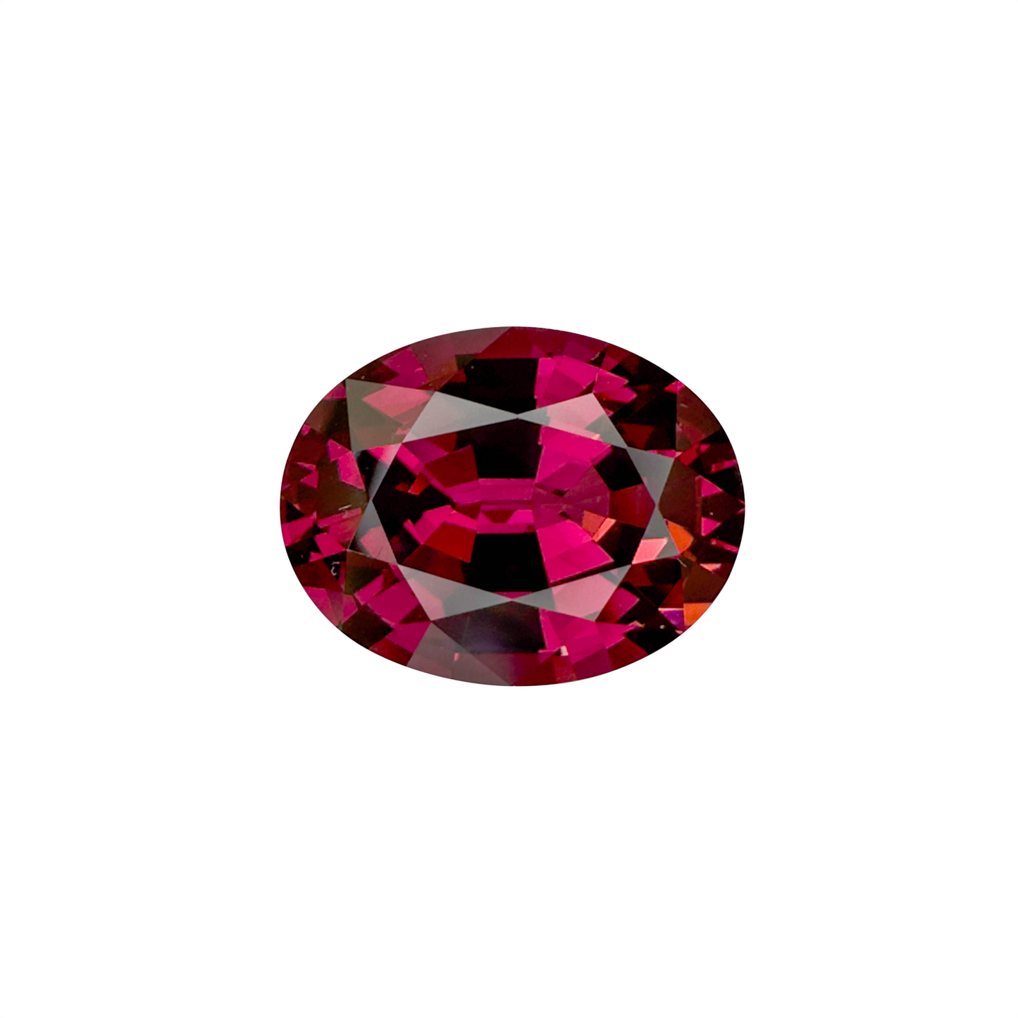 10.91ct Oval Open Burgundy Rhodolite