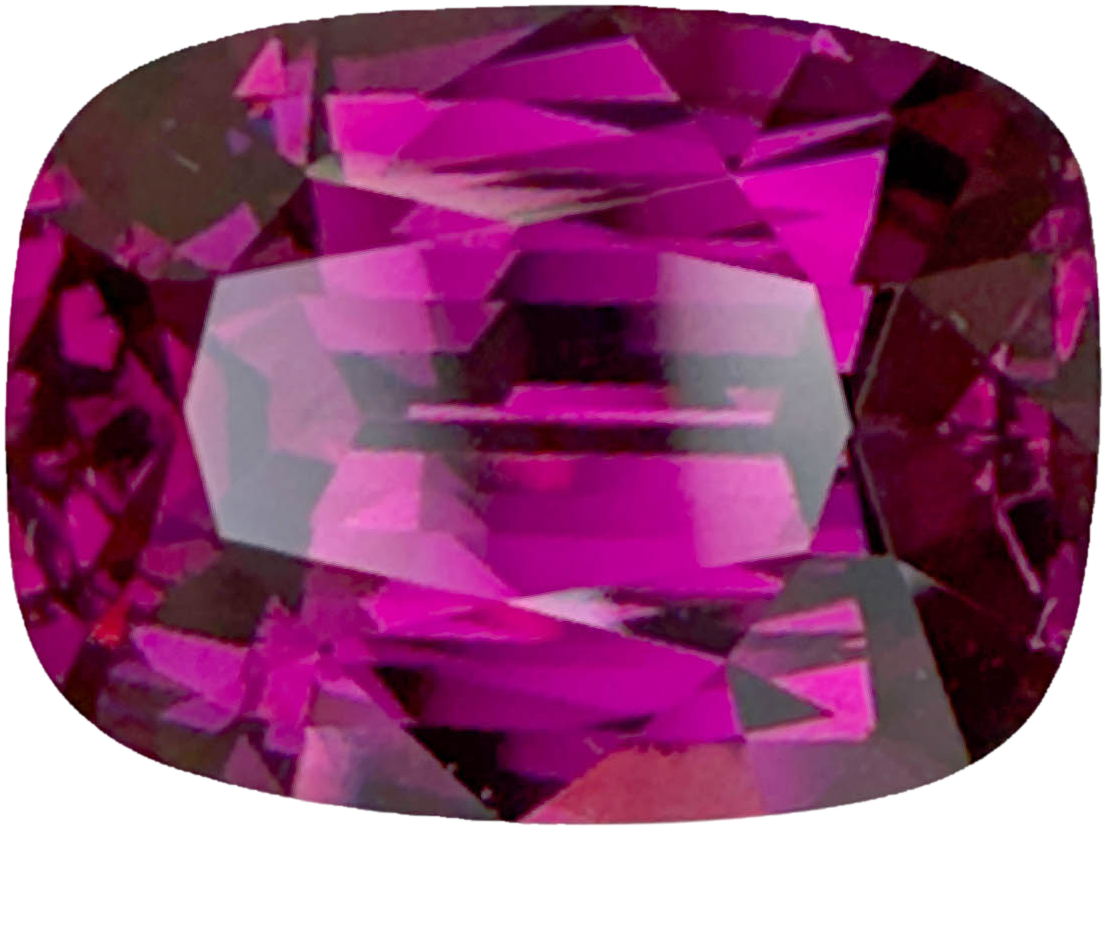 11.74ct Cushion AAA Color Rhodolite