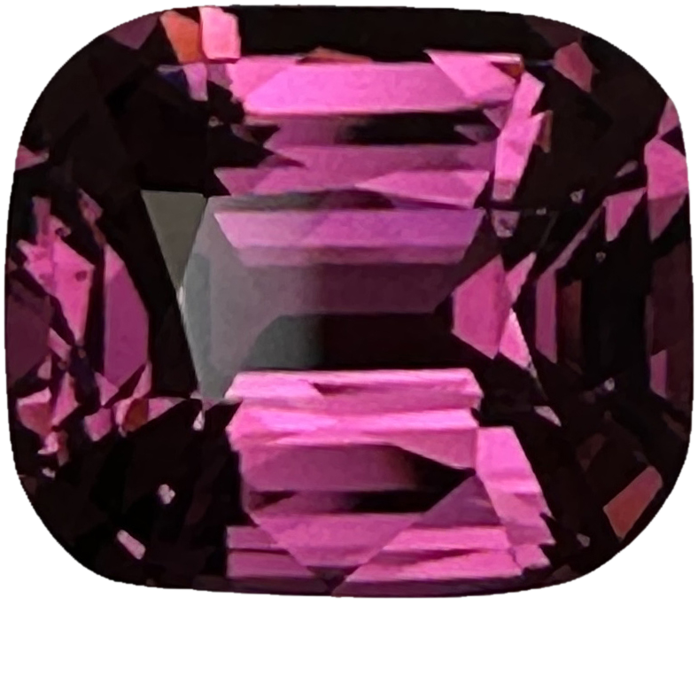 3.72ct Cushion Pink Garnet