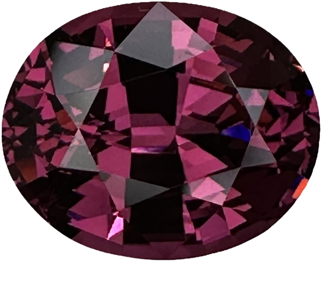 5.69ct Oval Medium Pink Rhodolite