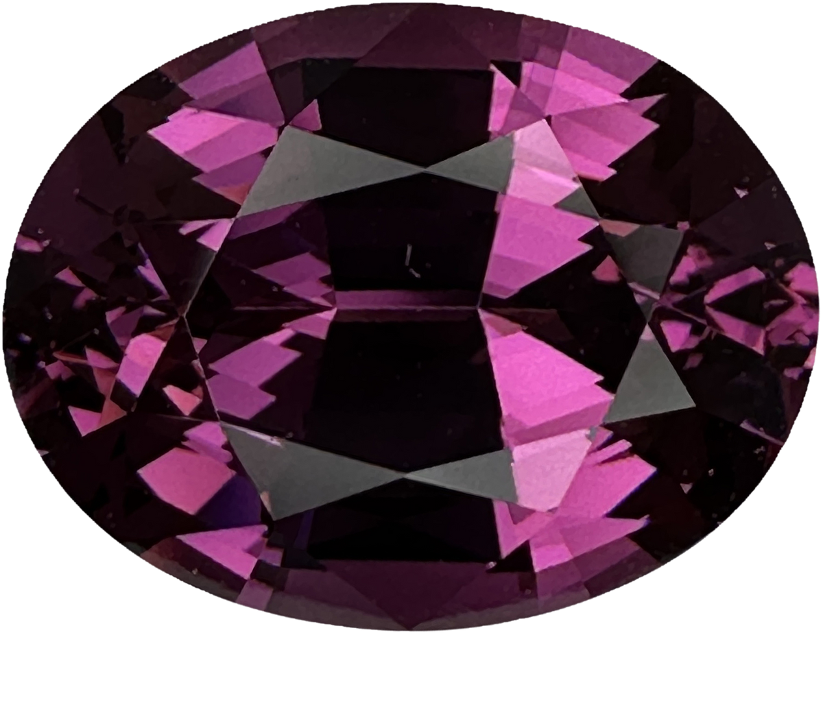 5.14ct Oval Medium Pink Rhodolite