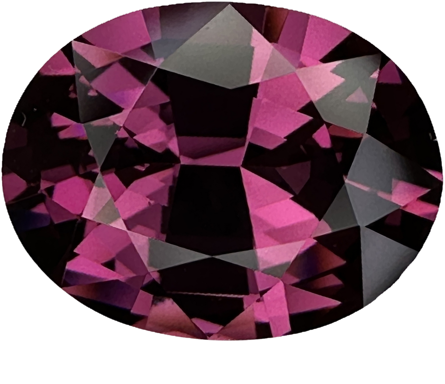 6.25ct Oval Medium Pink Rhodolite