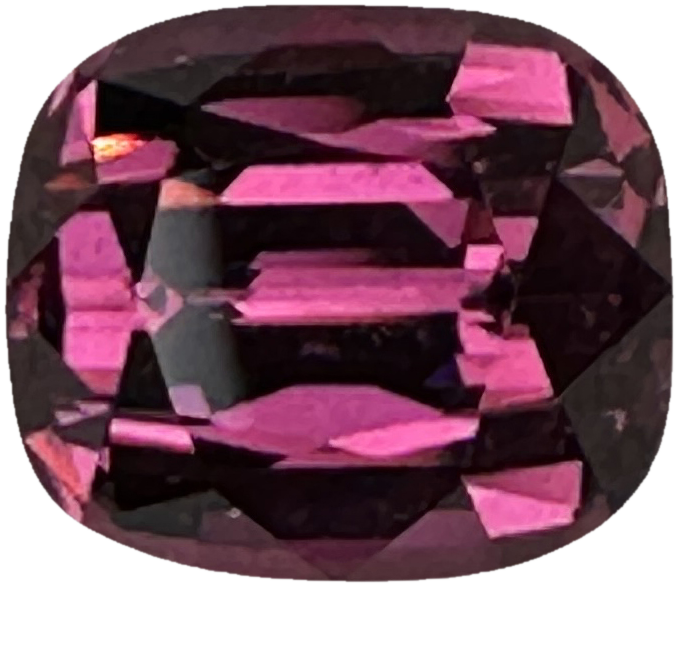 5.01ct Cushion Medium Pink Rhodolite