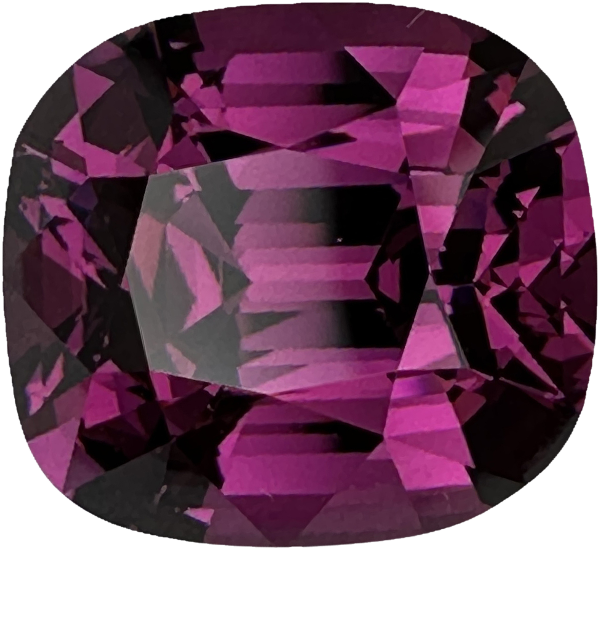 6.61ct Cushion Medium Pink Rhodolite
