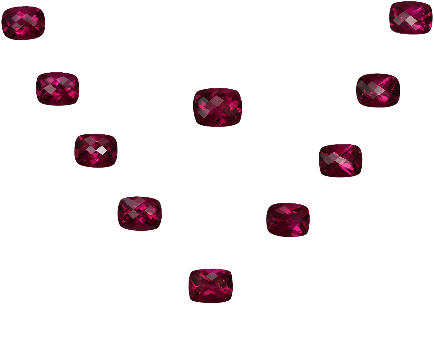 Cushion Fuchsia Color Rubellite
