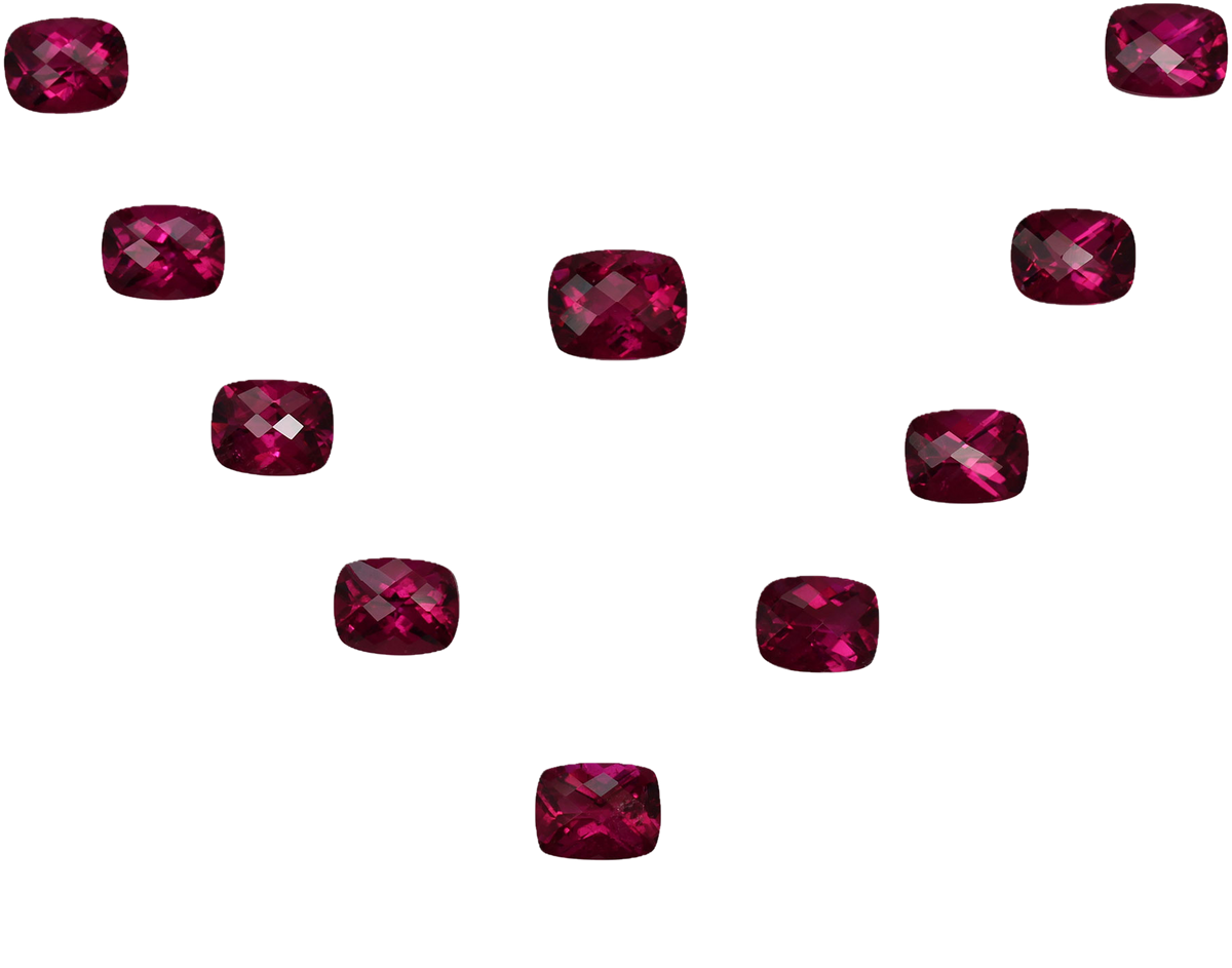 Cushion Fuchsia Color Rubellite