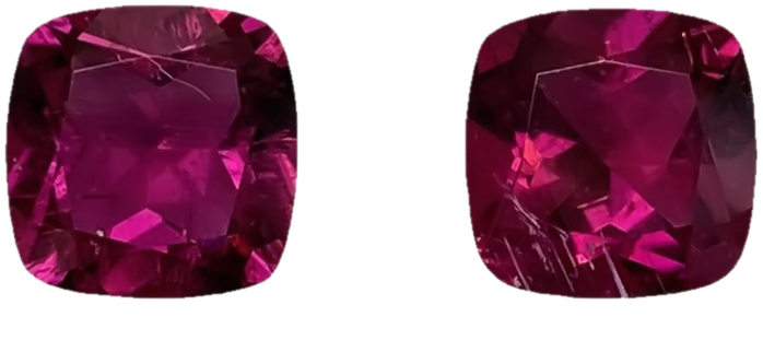 8mm Cushion Fuchsia Color Rubellite