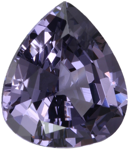 2.52ct Pear Shape Light Violet Spinel