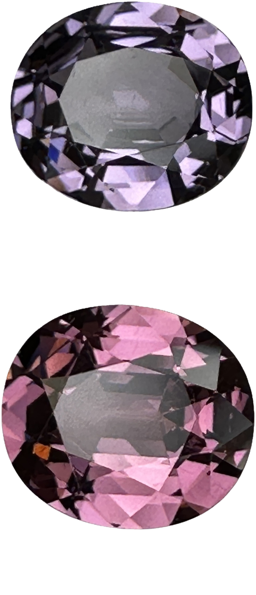 5.29ct Oval Mixed Spinel Pair