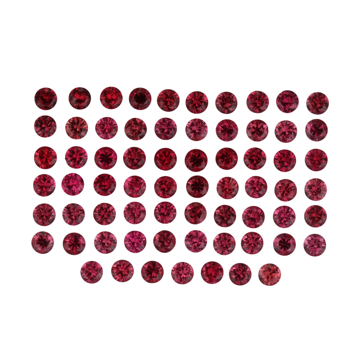 2mm Round Red Spinel