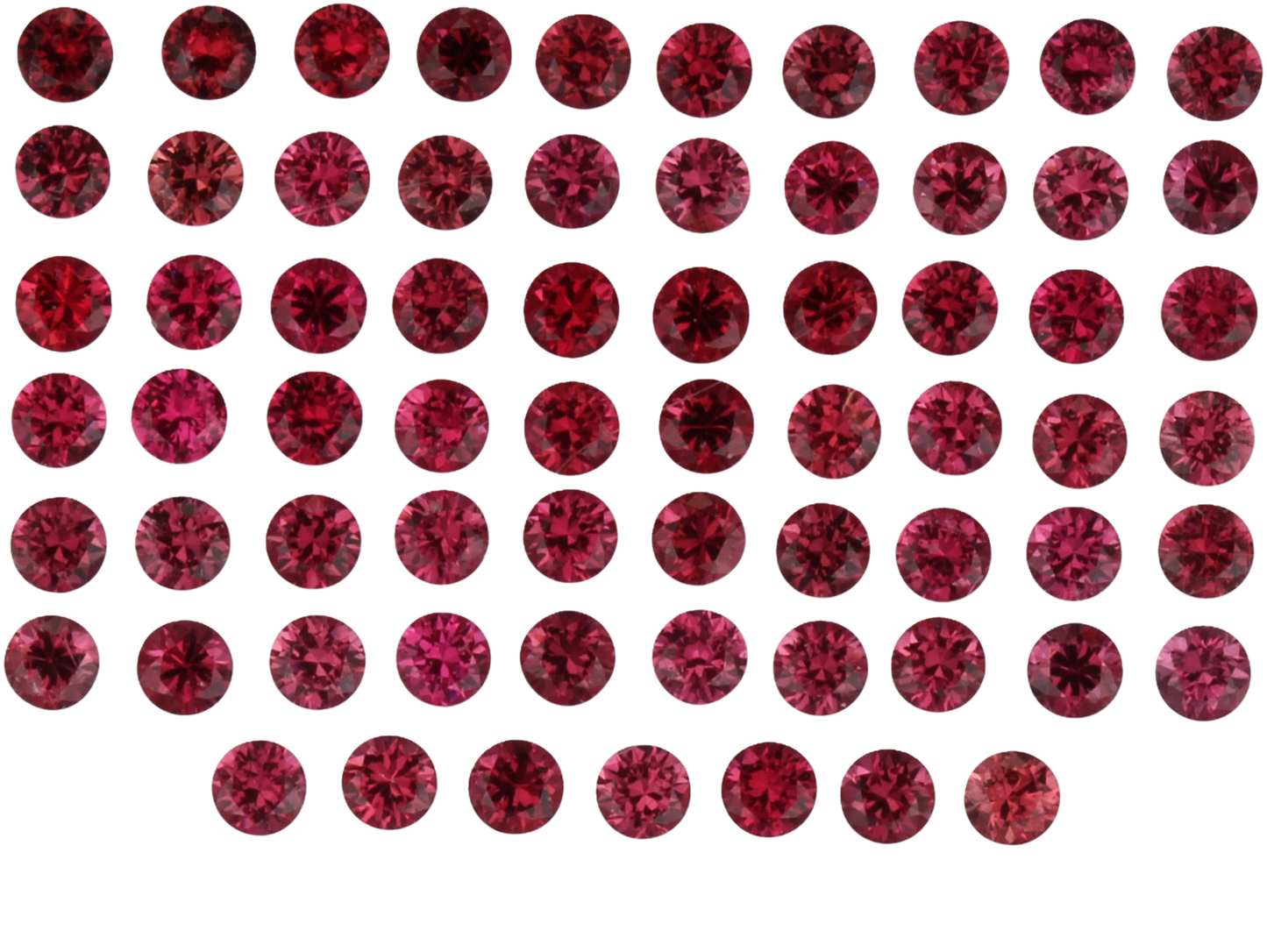 2mm Round Red Spinel