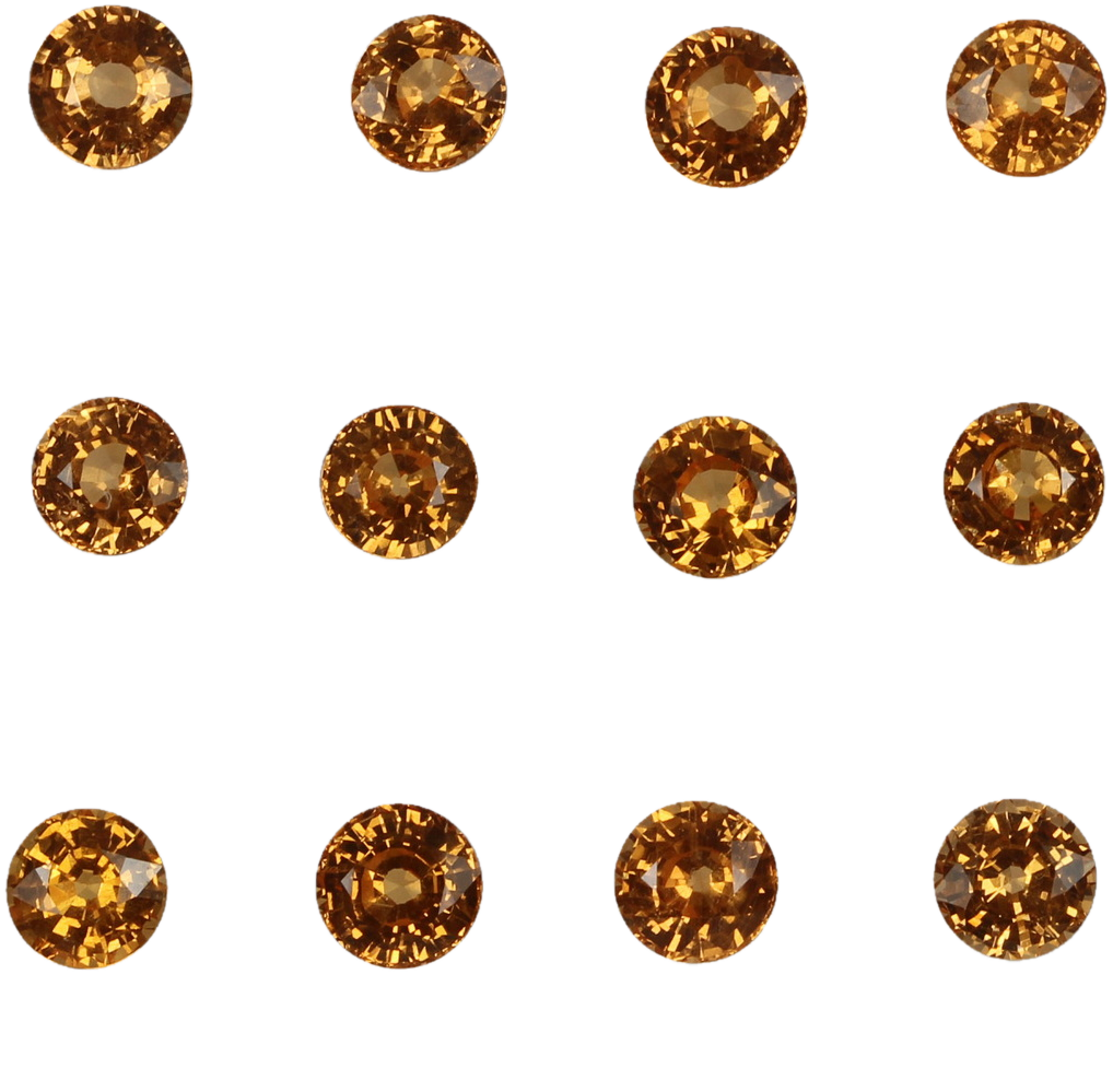 5mm Round Fanta Spessartite