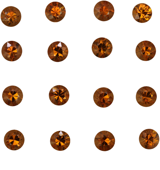 5mm Round Fanta Spessartite