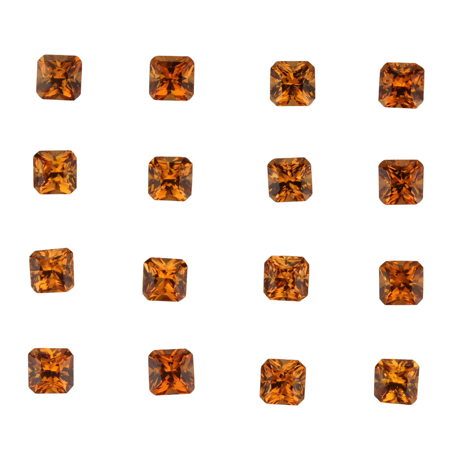 4mm Octagon Spessartite