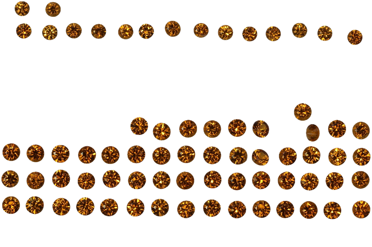 1.8mm Round Fanta Spessartite