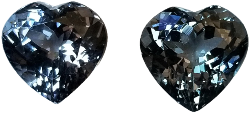 Heart Shape Grey Spinel