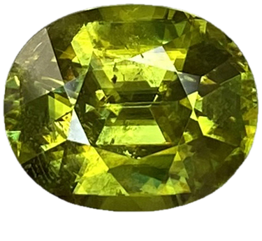 4.61ct Oval Medium Green Sphene