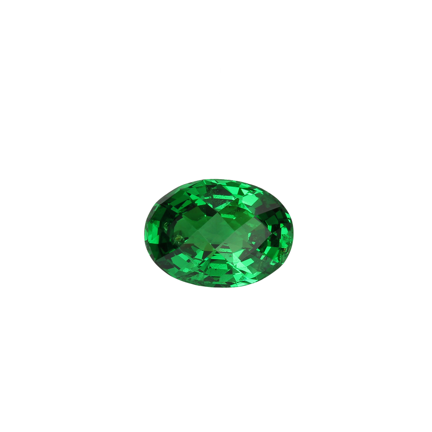 5.46ct Oval Fine Intense Green Tsavorite